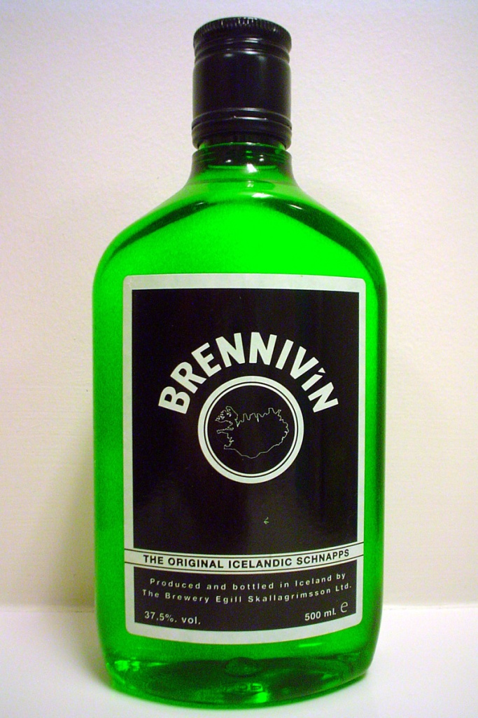 Brennivin - the famous icelandic liquor to buy as souvenir